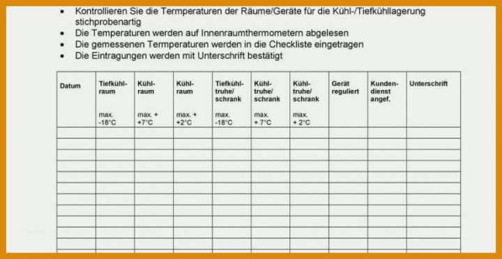 Überraschend Reinigungsplan Küche Gastronomie Vorlage 815x420