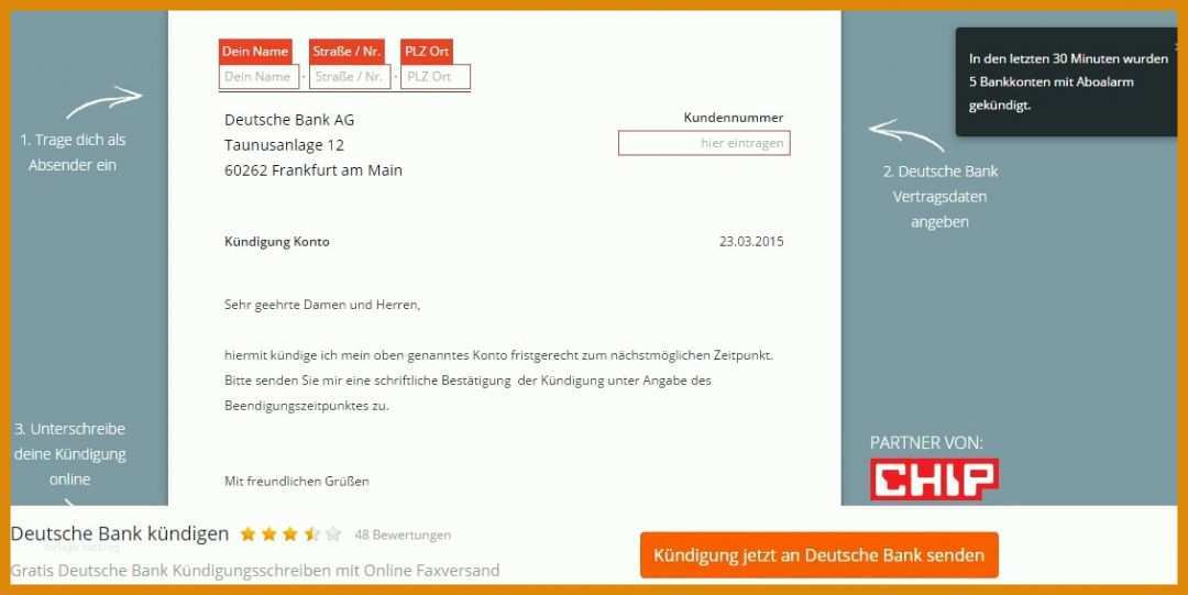Ausgezeichnet Vorlage Konto Kündigen 1130x566