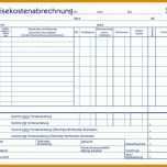 Moderne Vorlage Reisekostenabrechnung Excel 1022x727