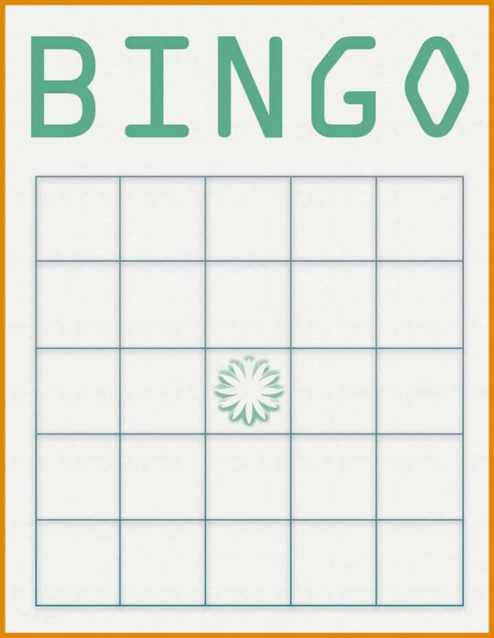 Exklusiv Bingo Vorlage 952x1230