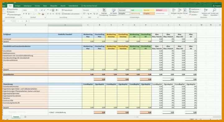 Empfohlen Excel Vorlagen Kostenaufstellung 1000x546
