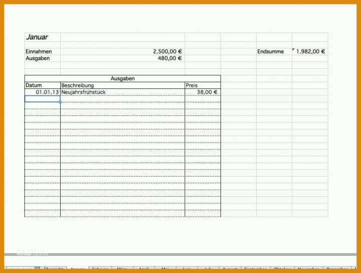 Ausgezeichnet Kassenbuch Vorlage Openoffice 858x648