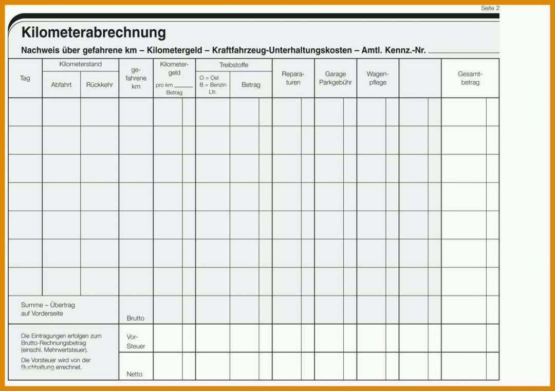 Fabelhaft Km Abrechnung Vorlage 1135x800