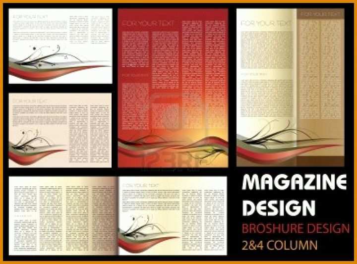 Moderne Magazin Layout Vorlagen 1200x888