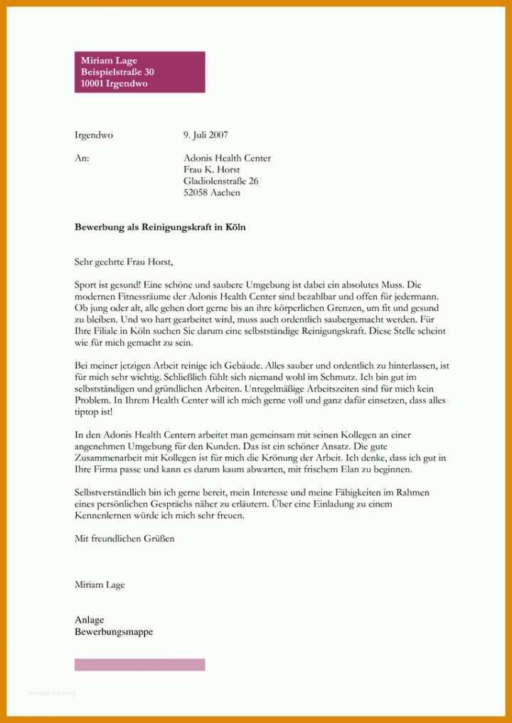Staffelung Praktikum Anschreiben Vorlage Schüler 766x1081