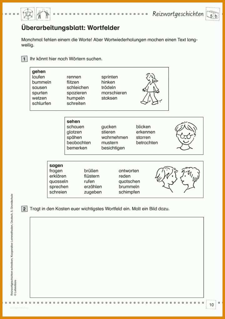 Singular Reizwortgeschichte 4 Klasse Vorlagen 905x1281