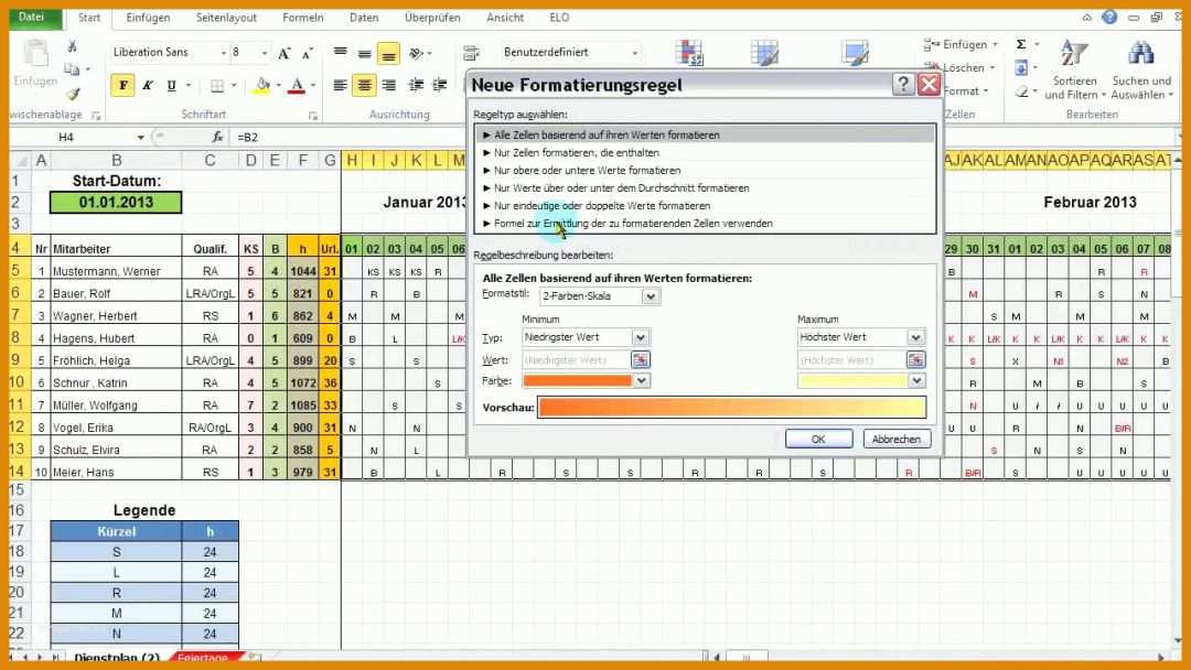 Unglaublich Schichtplan Vorlage 3 Schichten 1280x720