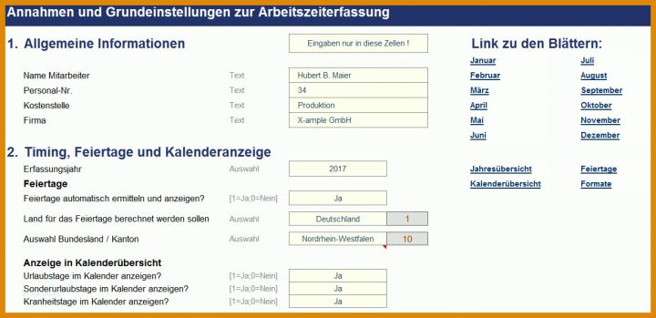 Einzahl überstundenkonto Vorlage 1229x595