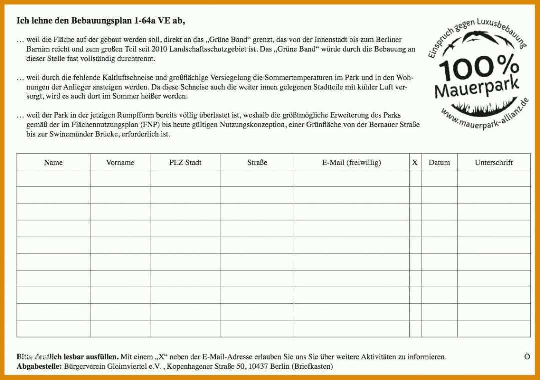 Erschwinglich Unterschriften Sammeln Vorlage 1137x800