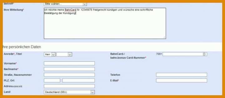 Ideal Bahncard 50 Kündigen Vorlage 800x351