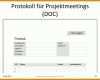 Neue Version Besprechungsprotokoll Vorlage Word 800x600