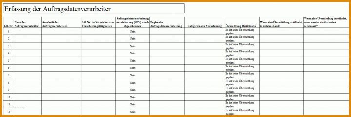 Unvergesslich Datenschutzkonzept Vorlage 1625x544