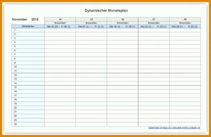 Einzigartig Dienstplan Monat Vorlage 991x645