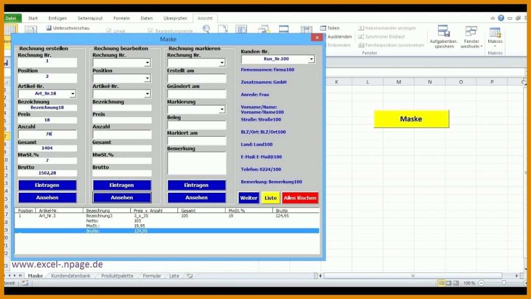 Einzigartig Excel Kundendatenbank Vorlagen Kostenlos 1280x720