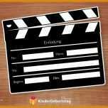Empfohlen Filmklappe Vorlage 800x600
