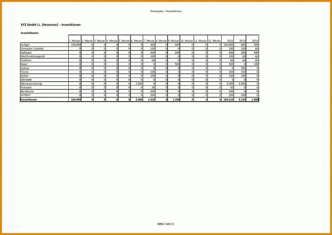 Großartig Finanzplan Vorlage 1754x1240