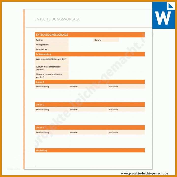 Schockierend Projektsteckbrief Vorlage 1000x1000