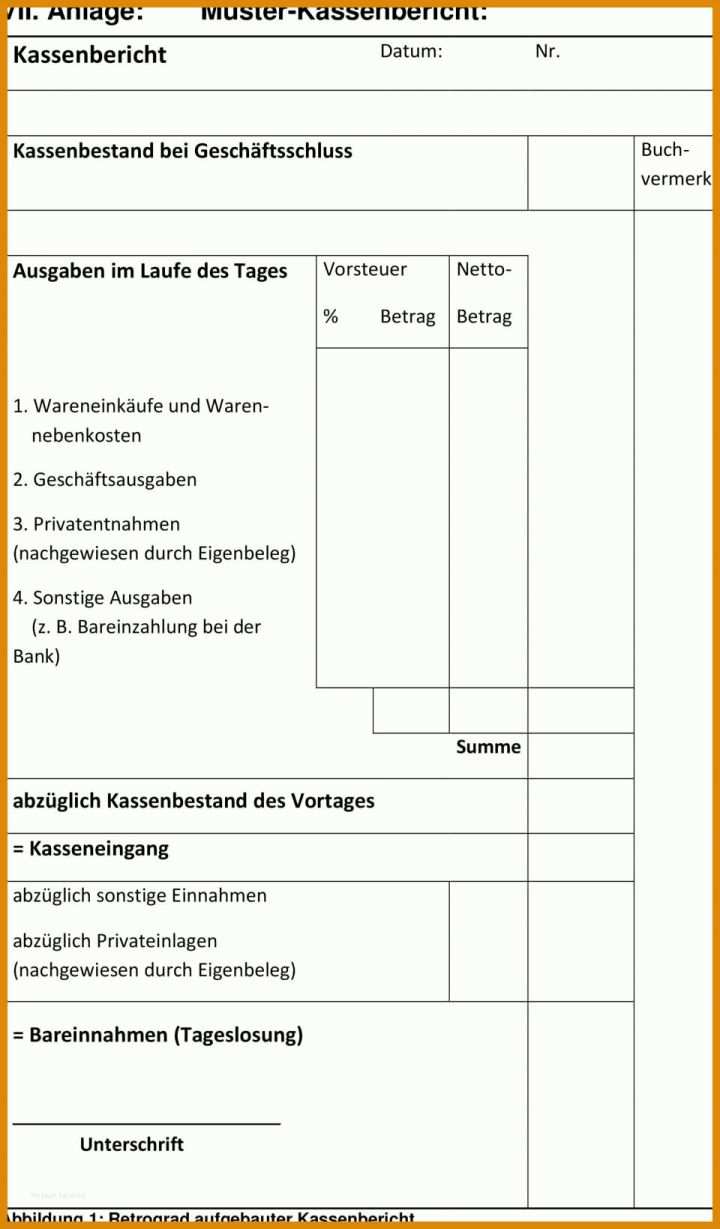 Fabelhaft Zählprotokoll Kasse Vorlage Excel 960x1639