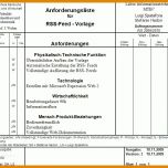 Perfekt Anforderungsliste Vorlage Excel 734x619