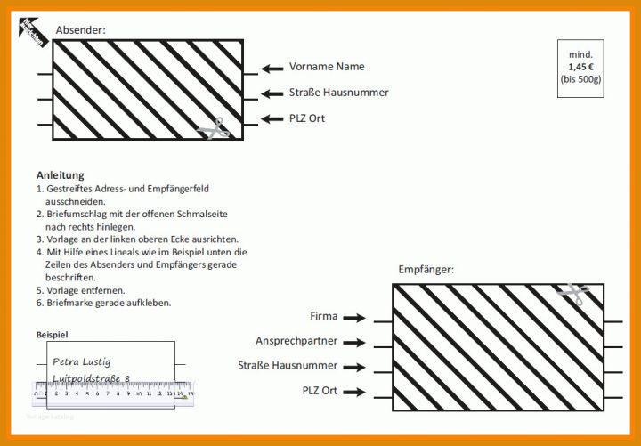 Tolle Brief Beschriften Vorlage 988x688