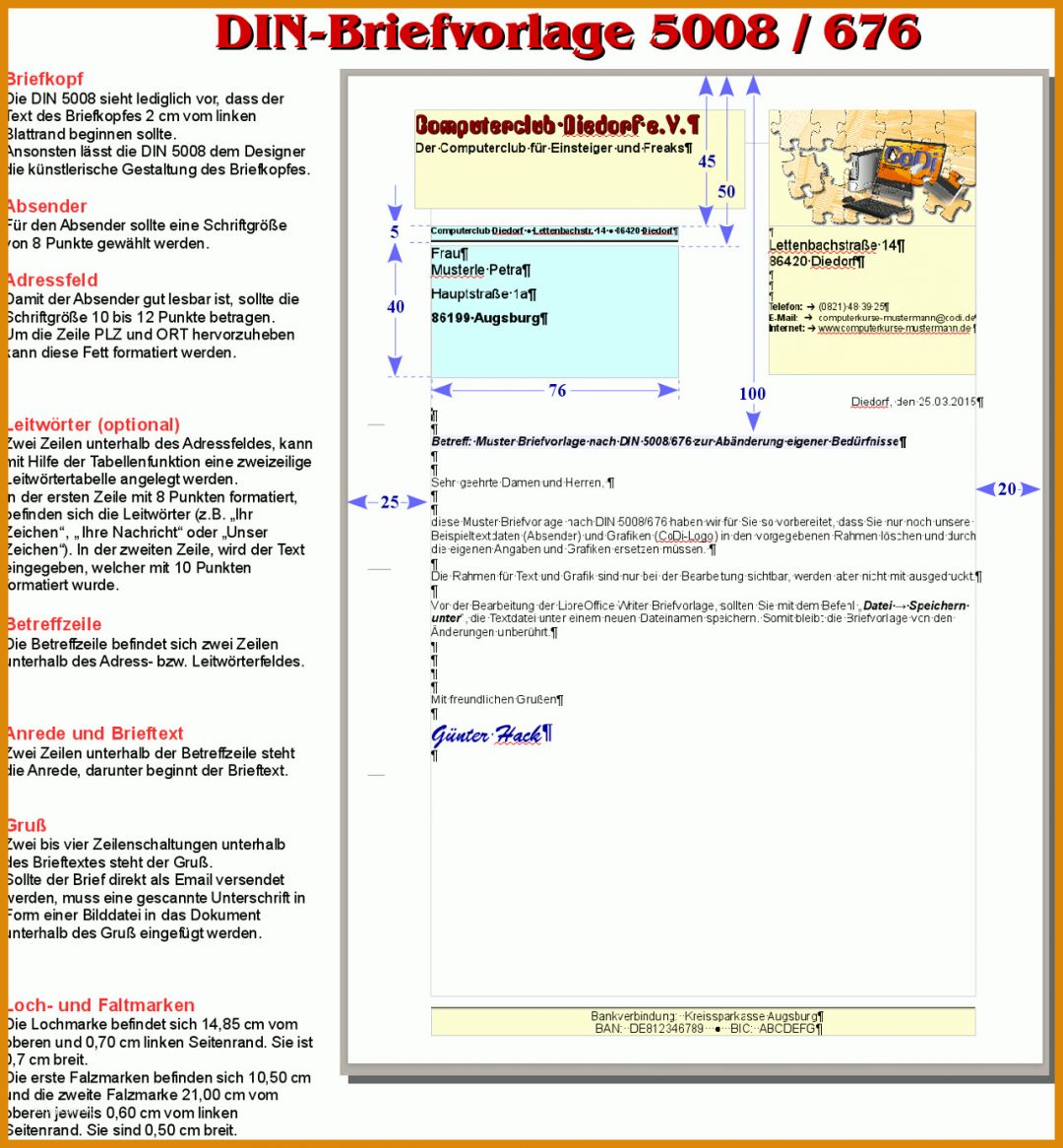 Empfohlen Din 5008 Brief Vorlage Word 1282x1384