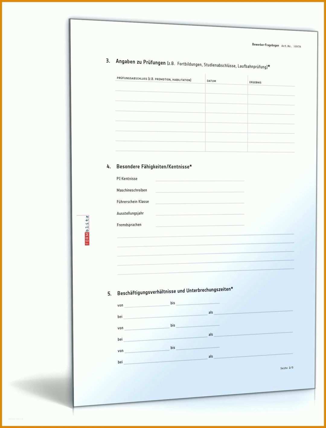 Einzahl Fragebogen Erstellen Vorlage 1600x2100