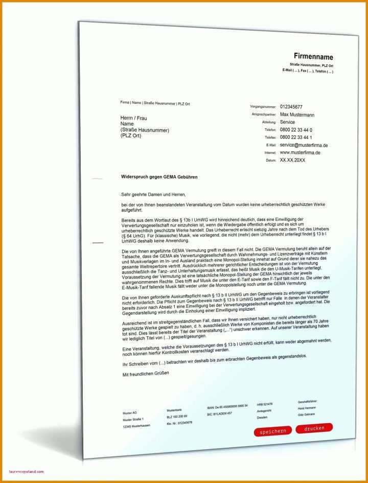 Auffällig Gegendarstellung Muster Vorlage 1600x2100