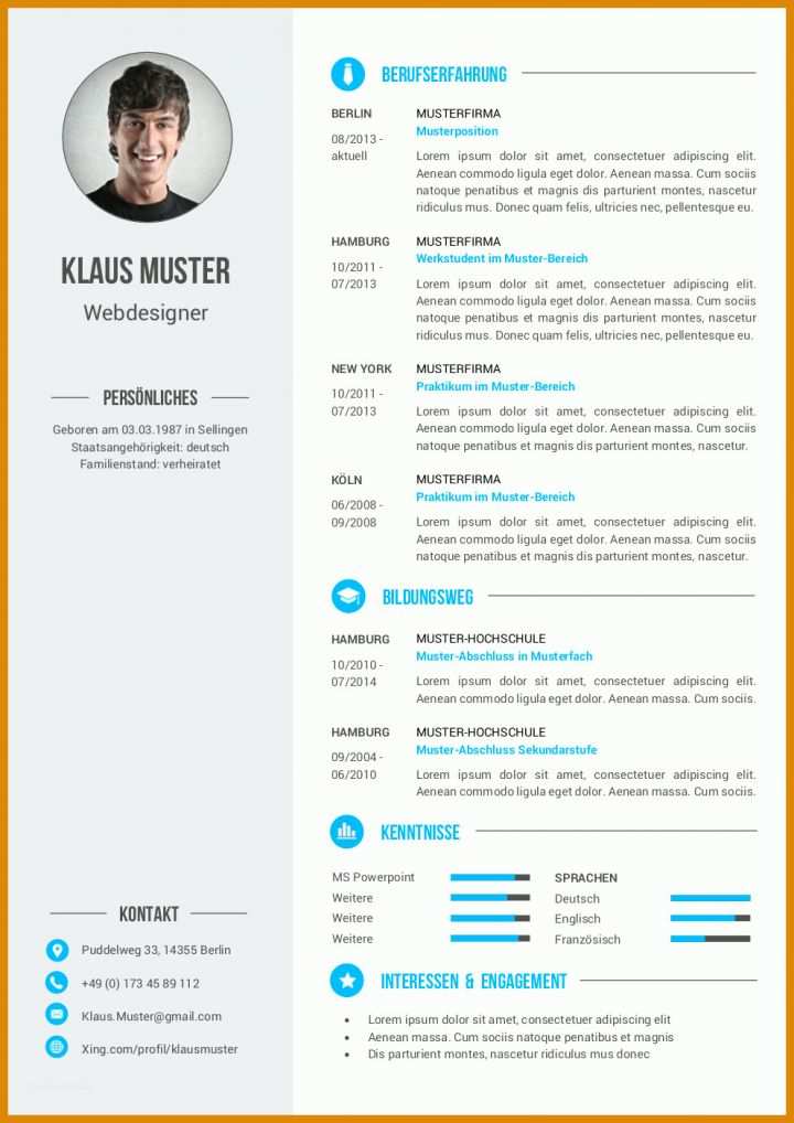 Auffällig Kreativer Lebenslauf Vorlage 992x1403