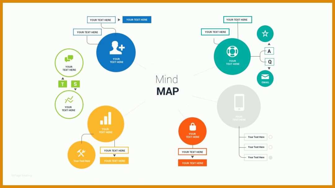 Wunderbar Mindmap Powerpoint Vorlage 1200x675