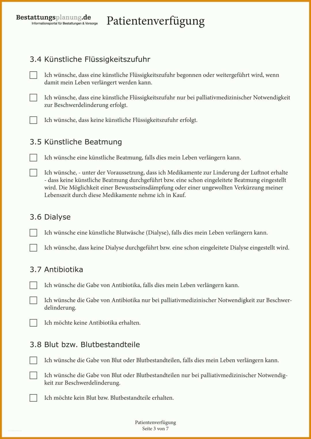 Sensationell Patientenverfügung Vorlage Zum Ausfüllen 1654x2339