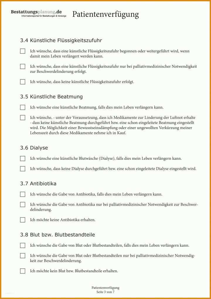 Überraschend Patientenverfügung Vorlage Zum Ausfüllen 1654x2339