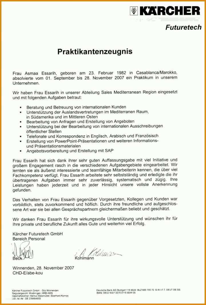 Hervorragend Praktikumszeugnis Vorlage Pdf 1487x2199