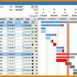 Staffelung Projektplan Excel Vorlage Gantt 800x491