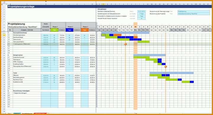 Original Projektstrukturplan Vorlage Excel Kostenlos 1801x979
