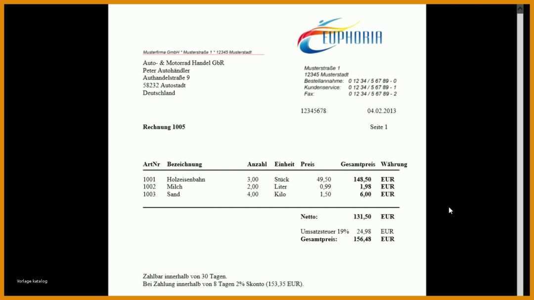Hervorragen Richtig Rechnungen Schreiben Vorlage 1280x720
