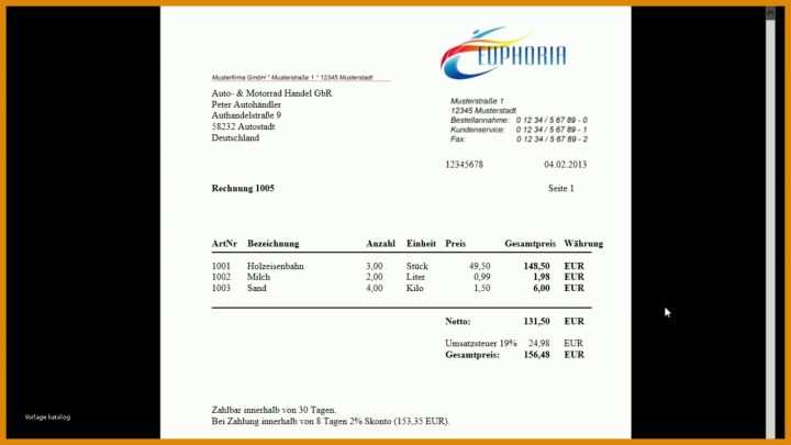 Richtig Rechnungen Schreiben Vorlage Watch V=FEgLEnjc8To