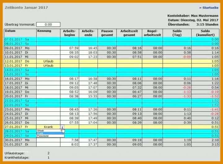 Moderne Stundenzettel Excel Vorlage Kostenlos 818x602