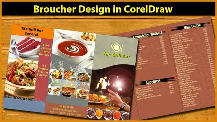 Wunderbar Corel Draw Broschüre Vorlage 1280x720