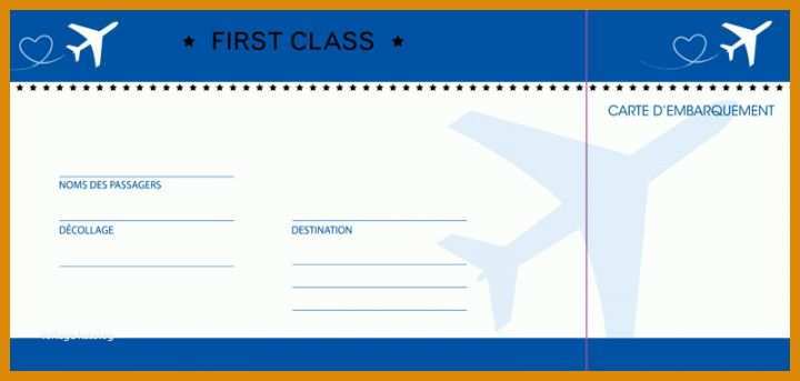 Wunderbar Flugticket Vorlage Zum Ausdrucken Pdf 800x381