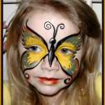 Empfohlen Kinderschminken Schmetterling Vorlagen Gratis 954x1204