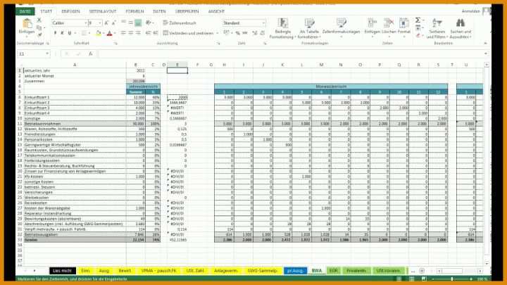 Auffällig Kontenplan Excel Vorlage 1280x720