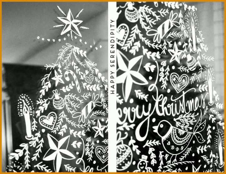 Kreidemarker Vorlagen Weihnachten Diy Weihnachtliche Fensterdeko Mit Kreidemaler