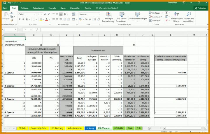 Toll Krypto Excel Vorlage 1285x820