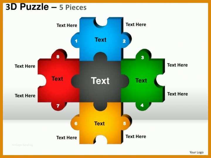 Allerbeste Powerpoint Puzzle Vorlage 728x546