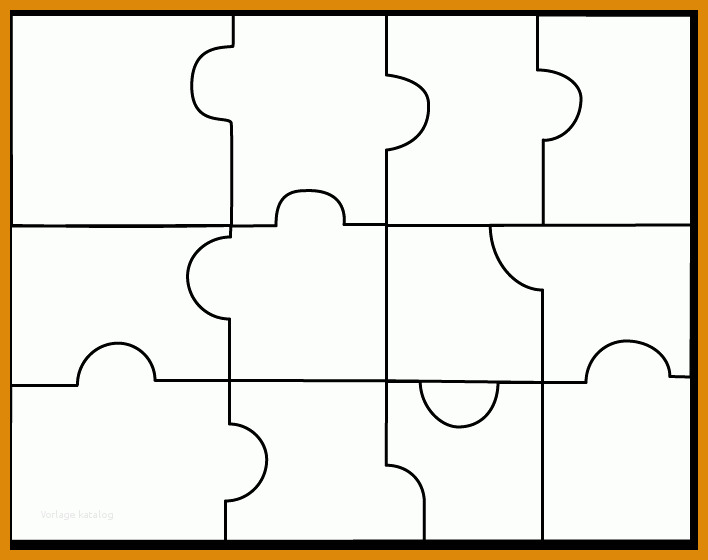 Schockierend Puzzle Vorlage A4 Pdf 708x560