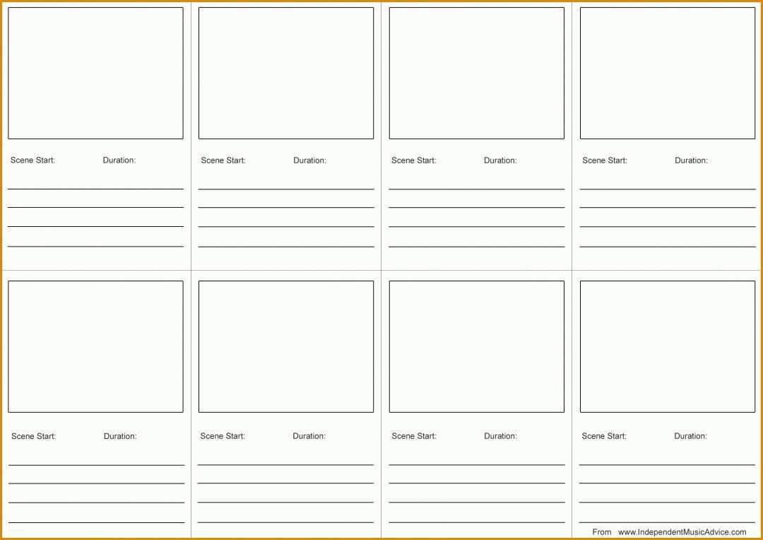 Kreativ Storyboard Video Vorlage 3508x2480