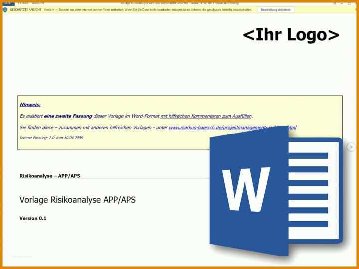 Erschwinglich Vorlage Risikoanalyse 1280x960