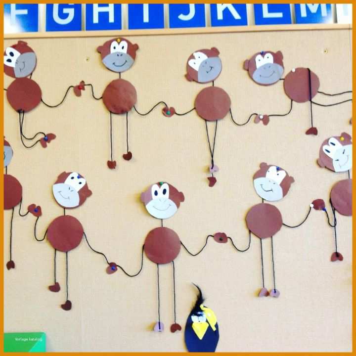 Empfohlen Affe Basteln Vorlage 960x960