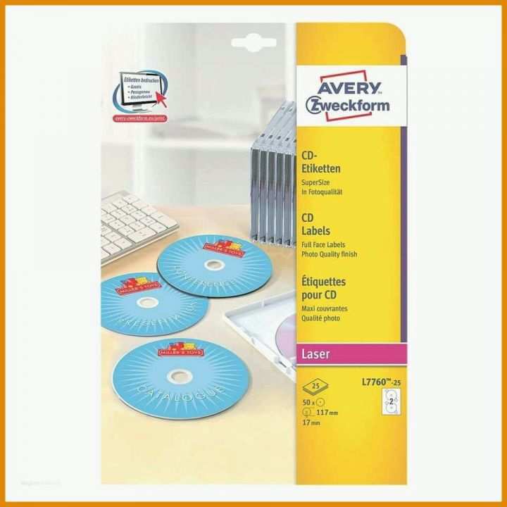 Schockieren Avery Zweckform Cd Etiketten Vorlage 960x960