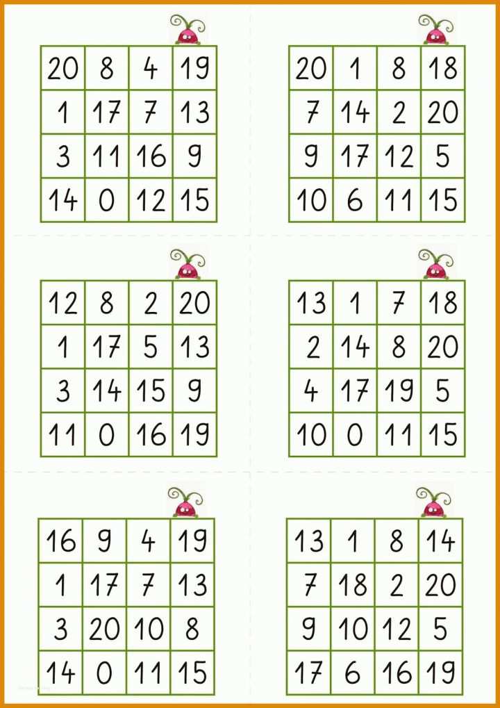 Ausnahmsweise Bingo Vorlage 1131x1600